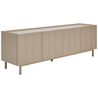 LOWBOARD  in  - Braun, Design, Holzwerkstoff/Metall (160/52/40cm) - Livetastic