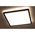 LED-DECKENLEUCHTE 29,3/29,3/2,8 cm   - Schwarz, Basics, Kunststoff (29,3/29,3/2,8cm) - Novel