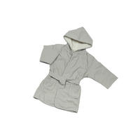 KINDERBADEMANTEL 80/86  - Creme/Grau, Basics, Textil (80/86null) - Bebe's Collection