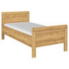 BETT 90/200 cm  in Eichefarben  - Eichefarben, Design (90/200cm) - Novel