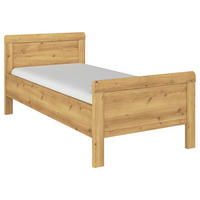 BETT 90/200 cm  in Eichefarben  - Eichefarben, Design (90/200cm) - Novel