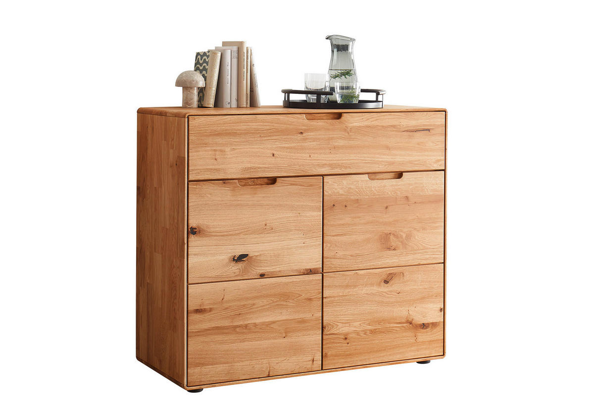 KOMMODE , 100/91/40 cm, 1 Schublade(n)  - Wildeiche, Design, Holz (100/91/40cm) - Livetastic