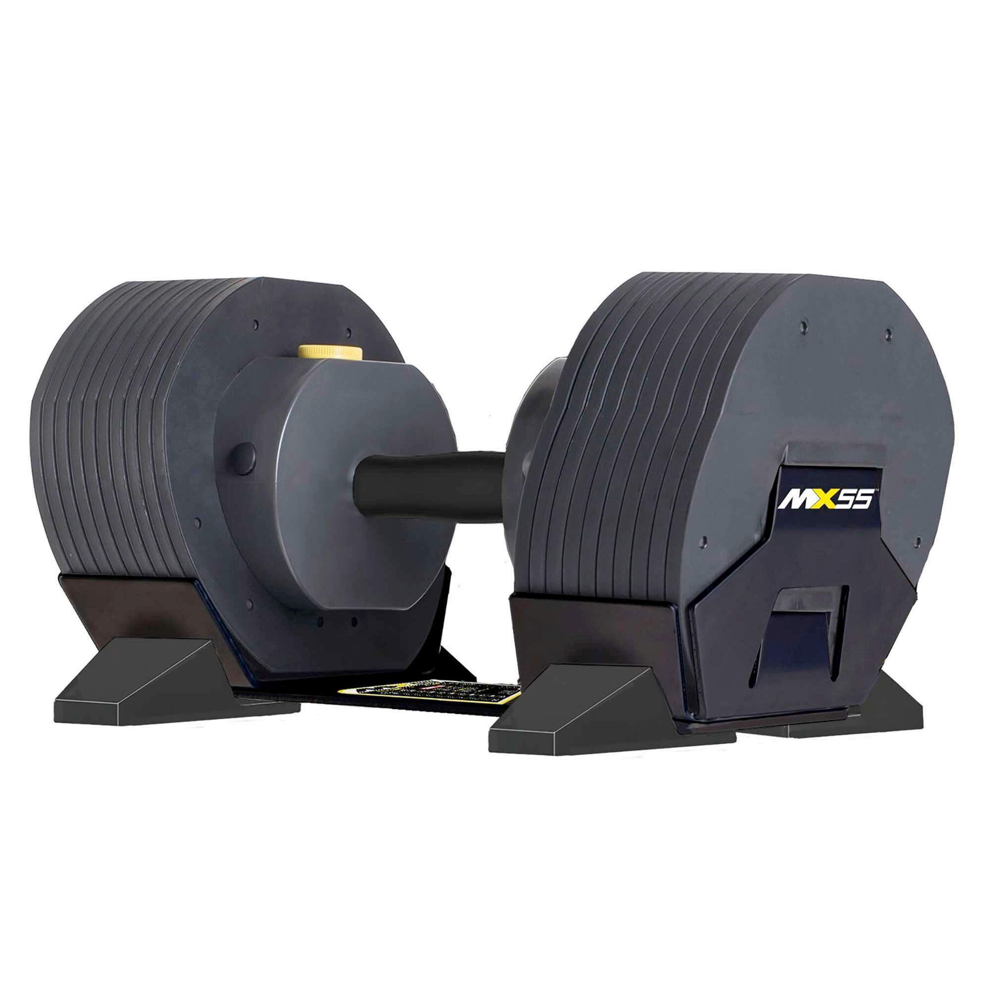 KOMPAKTHANTEL MX Select MX55 1 Stk. verstellbare Kurzhantel  - Schwarz, KONVENTIONELL, Kunststoff/Metall (40,2/29,2/21cm)