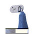 HAKENLEISTE Edelstahlfarben - Edelstahlfarben, MODERN, Metall (10/5/2.8cm)