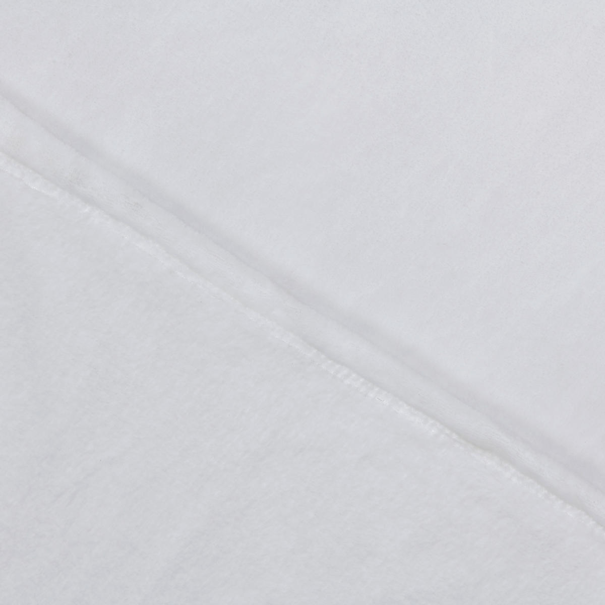 DECKE EMMA 140/190 cm  - Weiß, Basics, Textil (140/190cm) - Novel
