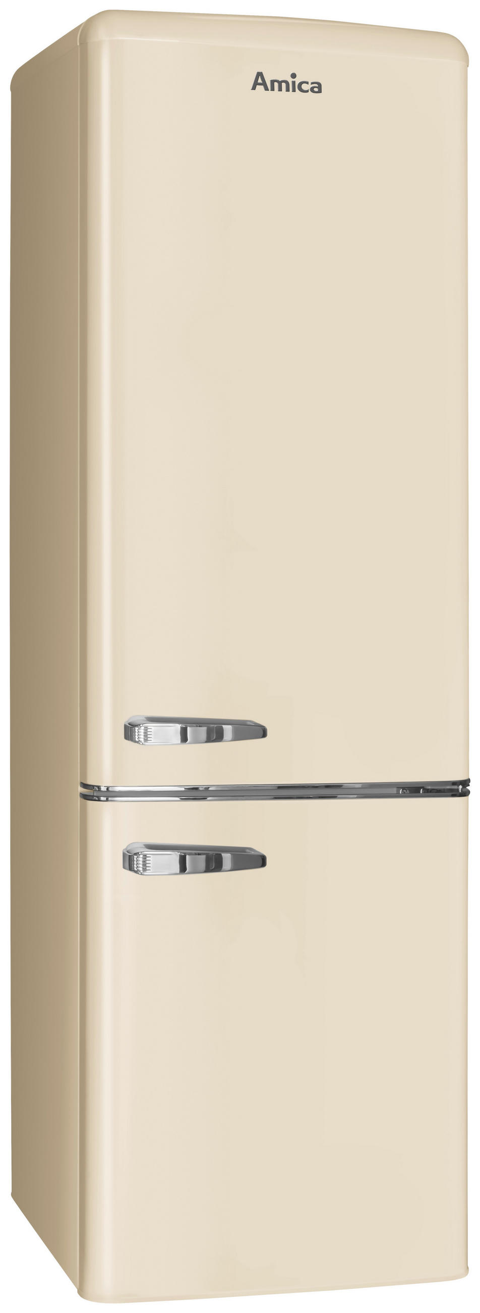 KÜHL-GEFRIER-KOMBINATION 55/181/61,5 cm KGCR387100B  - Basics, Metall (55/181/61,5cm) - Amica