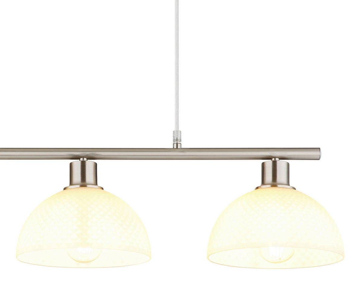 ZÁVĚSNÉ SVÍTIDLO, 77/20/120 cm  - černá/opál, Design, kov/plast (77/20/120cm) - Globo