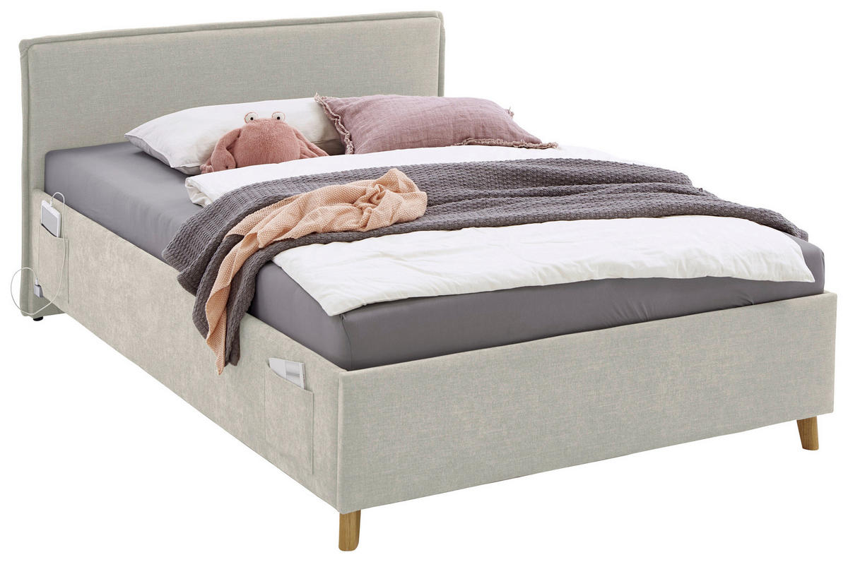 POLSTERBETT 120/200 cm in Beige von STYLIFE