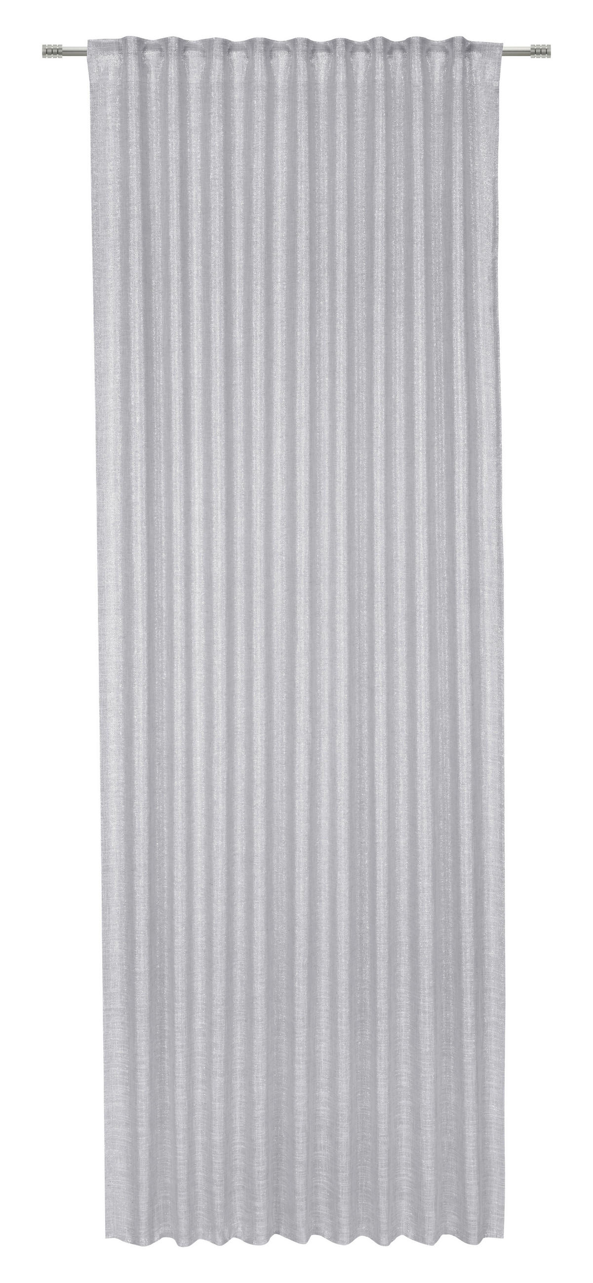 GOTOVA ZAVJESA srebrne boje  140/280 cm  - srebrne boje, Basics, tekstil (140/280cm) - Esposa