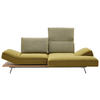 ECKSOFA  in Flachgewebe Limette  240/132 cm  - Chromfarben/Limette, Design, Holz/Textil (240/132cm) - Koinor