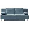 SCHLAFSOFA Cord Petrol  - Petrol, MODERN, Textil/Metall (193/85/88cm) - Novel