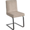 SCHWINGSTUHL  in Stahl Flachgewebe  - Schwarz/Orange, Design, Textil/Metall (60/92/60cm) - Dieter Knoll