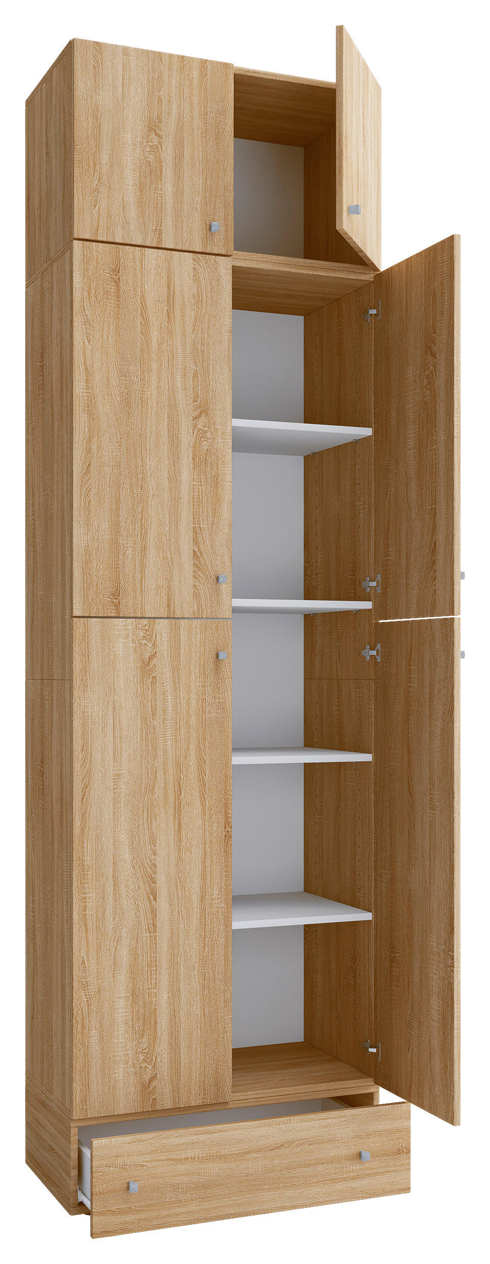 AKTENSCHRANK Sonoma Eiche  - Sonoma Eiche, MODERN, Holzwerkstoff (70/240/39cm) - MID.YOU