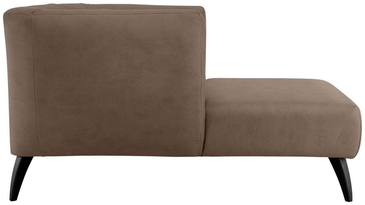 XXL-SESSEL in Lederlook Braun  - Schwarz/Braun, Modern, Holz/Textil (108/84/155cm) - Livetastic
