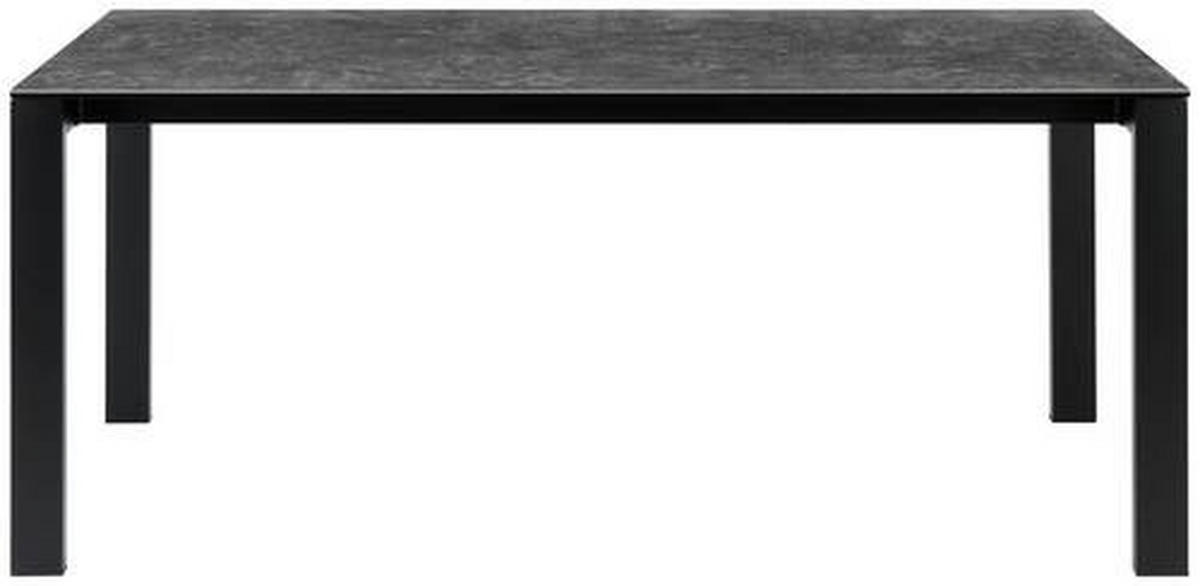 STOL ZA BLAGOVAONICU  crna, tamno siva  metal, keramika      - tamno siva/crna, Moderno, metal/keramika (180/90/75cm) - Livetastic