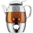 TEEKANNE - Edelstahlfarben, Basics, Glas/Metall (1l) - WMF