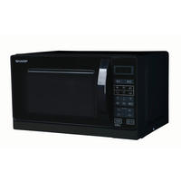 MIKROWELLE R642BKW  - Schwarz, Basics, Metall (44/25,8/35,9cm) - Sharp