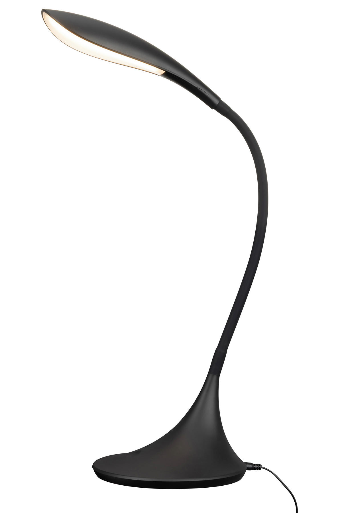 SCHREIBTISCHLEUCHTE - Schwarz, Basics, Kunststoff (22/17/37,5cm) - Novel