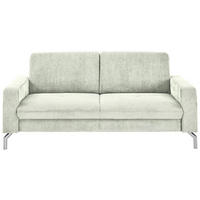 3-SITZER-SOFA Feincord Creme  - Chromfarben/Creme, Design, Textil/Metall (194/87/105cm) - Beldomo Style