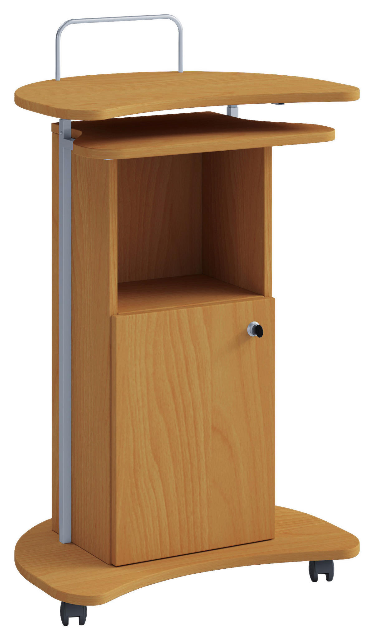 STEHPULT 56/41/93 cm  in Buchefarben  - Buchefarben, Basics, Holzwerkstoff (56/41/93cm) - MID.YOU