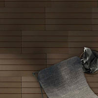 TERRASSENFLIESE 30/60 cm  - Dunkelbraun, MODERN, Holzwerkstoff (30/60cm) - Floordirekt