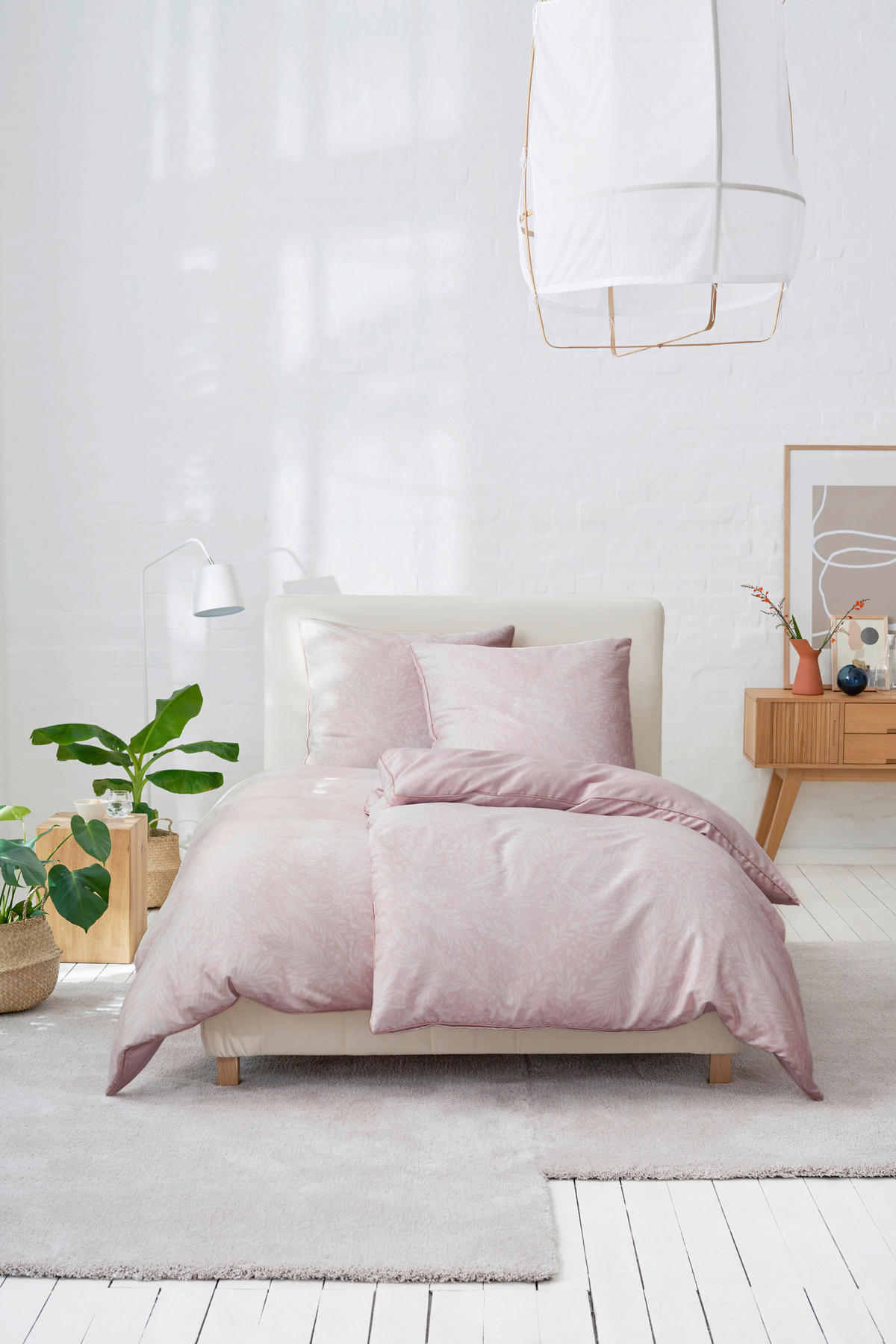 WENDEBETTWÄSCHE E-Victoria Satin 135/200 cm  - Creme/Naturfarben, KONVENTIONELL, Textil (135/200cm) - Esprit