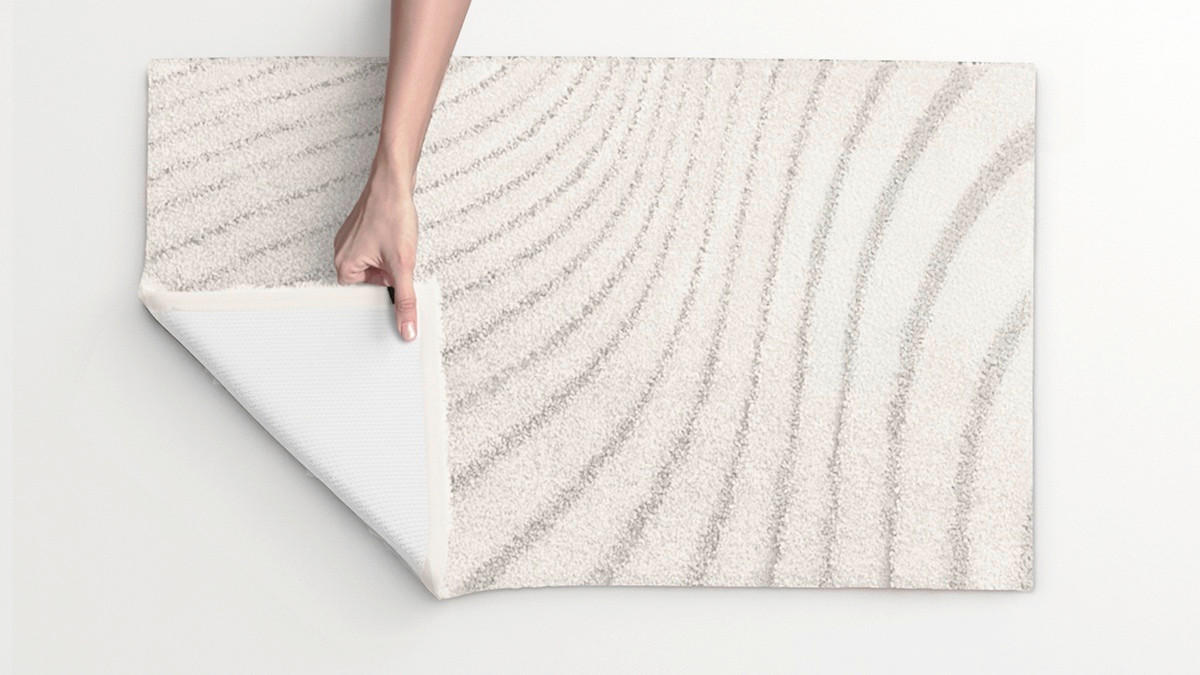 BADEMATTE Naturfarben 60/100 cm  - Naturfarben, Basics, Kunststoff/Textil (60/100cm) - Grund