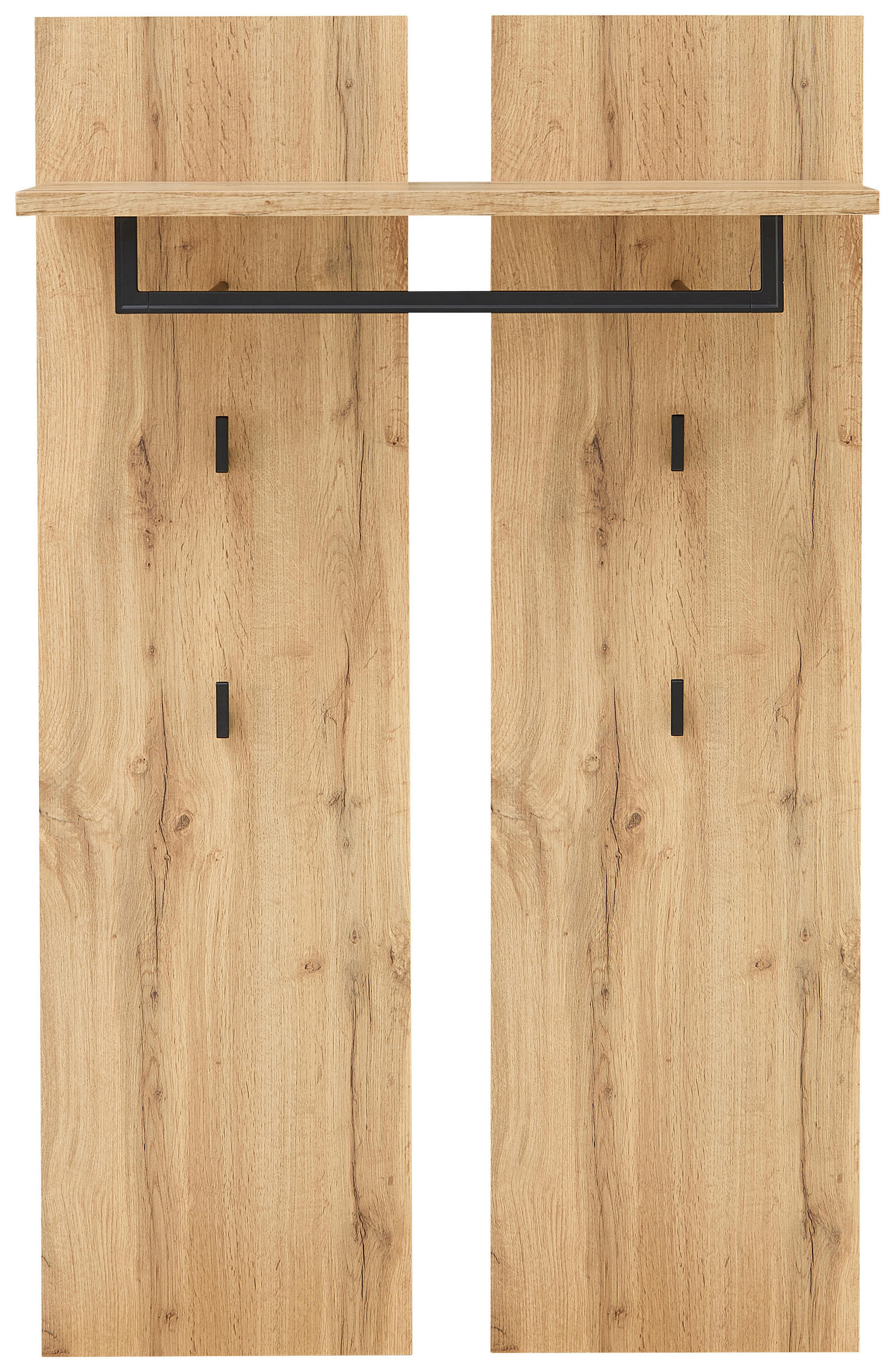 GARDEROBENPANEEL  in 80/130/30 cm  - Eichefarben, Basics, Holzwerkstoff (80/130/30cm) - Xora