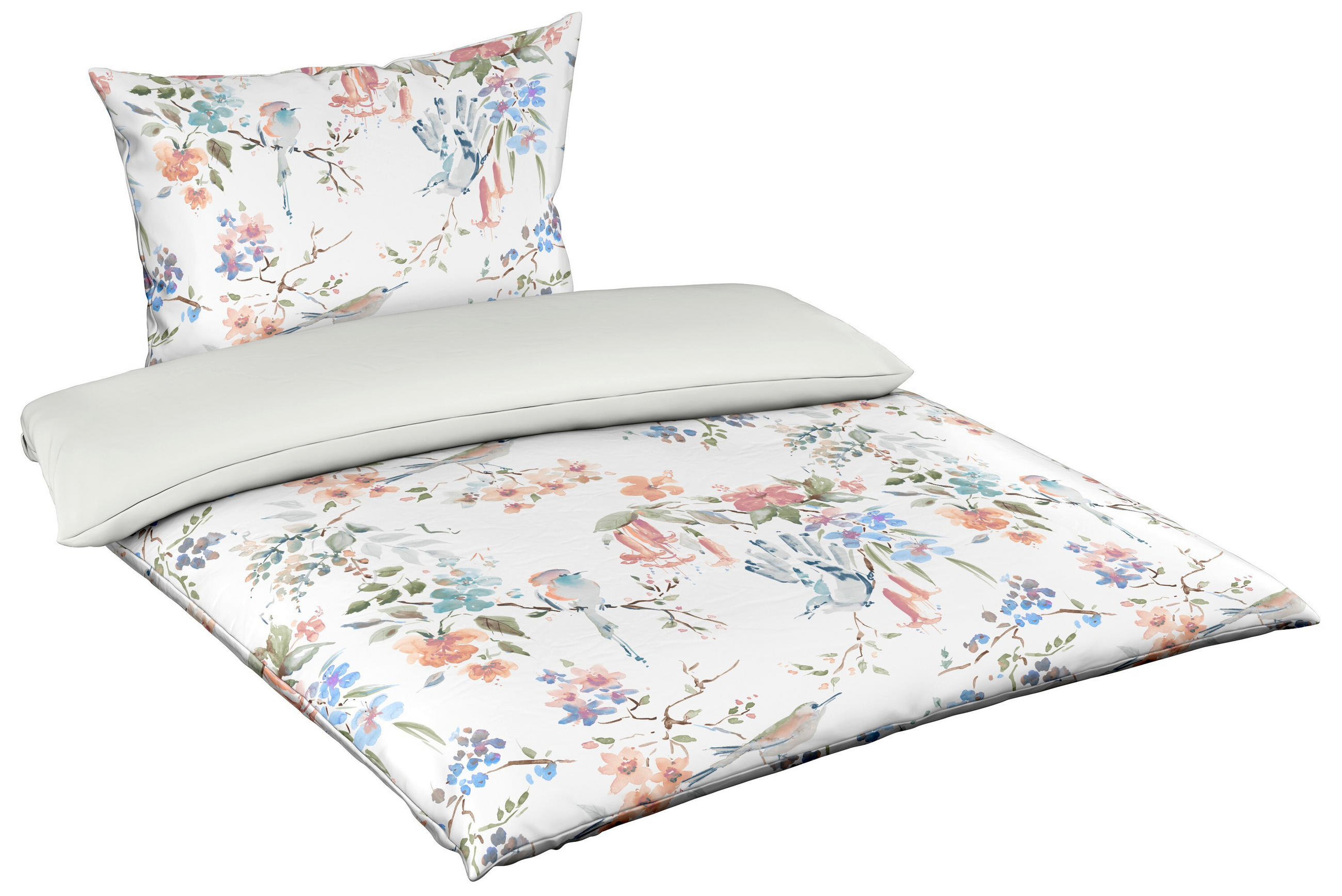 ÁGYNEMŰHUZAT-GARNITÚRA 140/200 cm  - vörösesbarna/jadezöld, Basics, textil (140/200cm) - Fleuresse