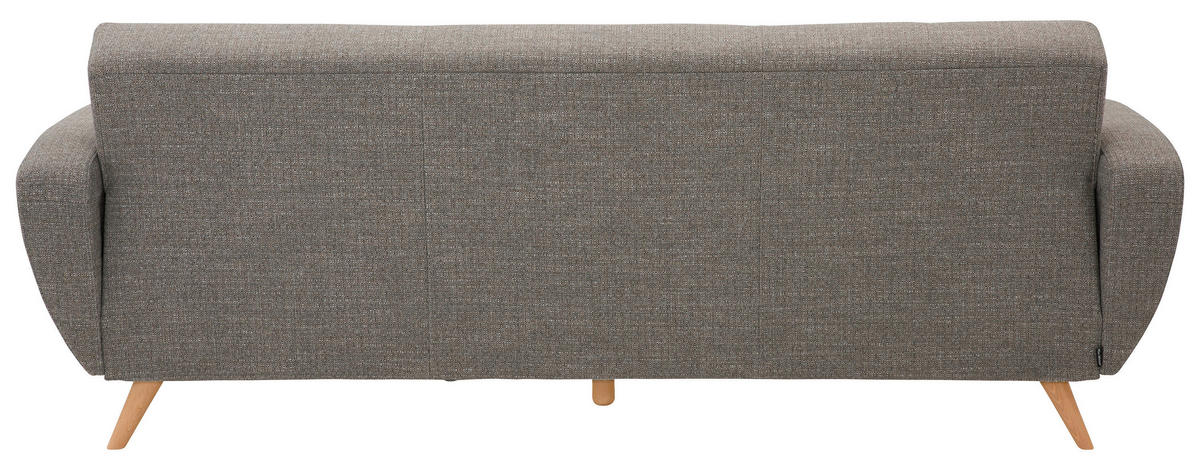 SCHLAFSOFA in Textil Grau  - Naturfarben/Grau, Design, Holz/Textil (230/85/82cm) - Max Winzer