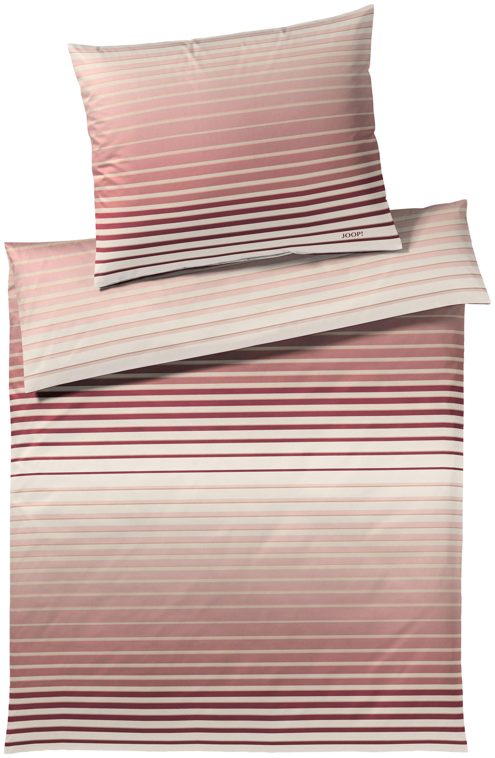 BETTWÄSCHE Shutter Makosatin 140/200 cm  - Rot, Design, Textil (140/200cm) - Joop!