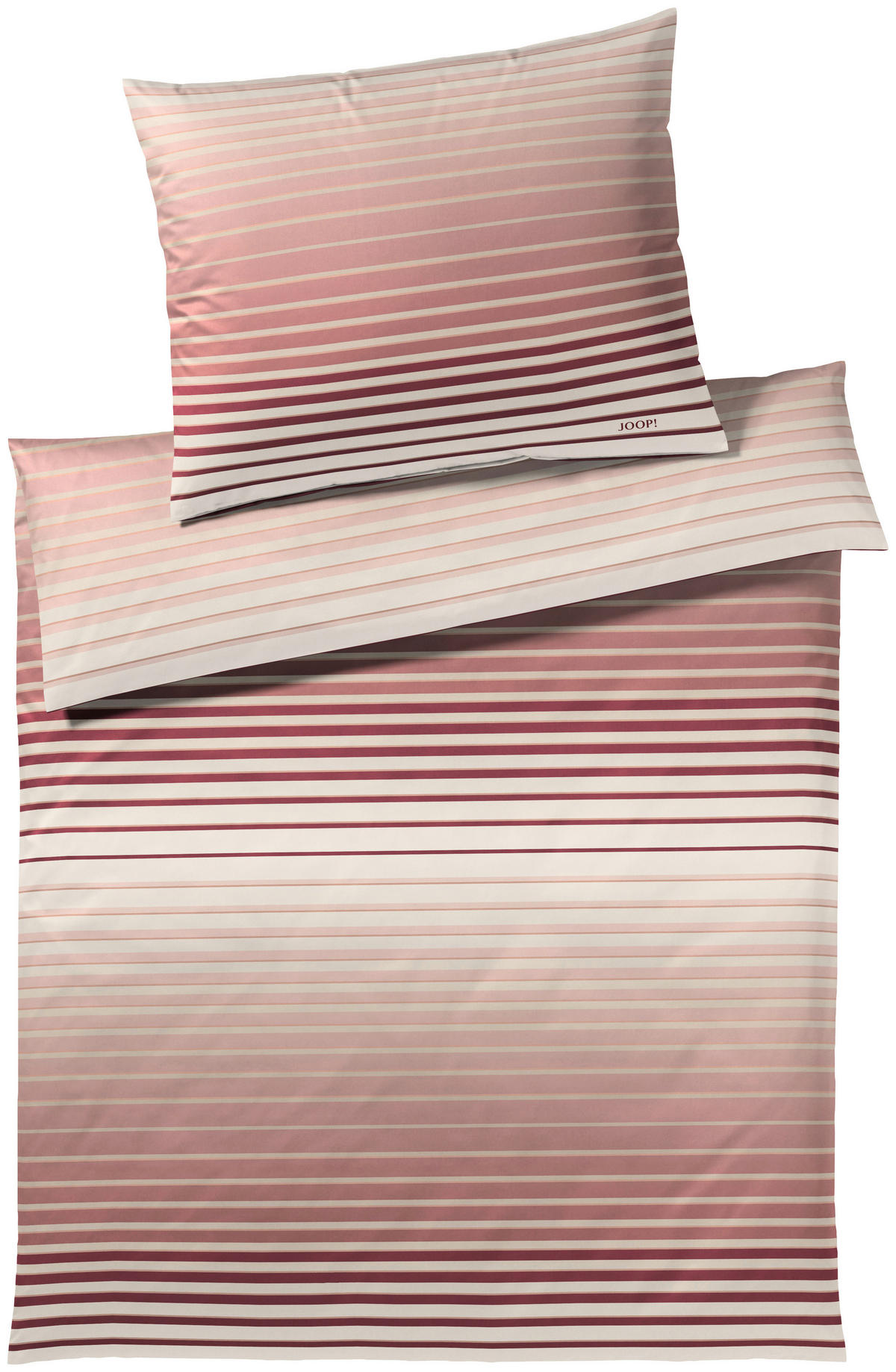 BETTWÄSCHE Shutter Makosatin 140/200 cm  - Rot, Design, Textil (140/200cm) - Joop!
