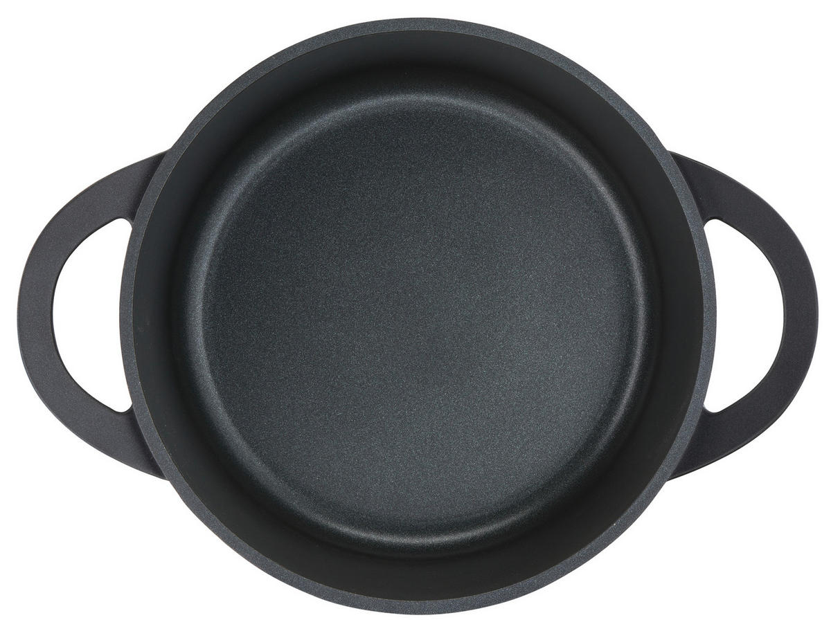 KOCHTOPF TRATTORIA 6,7 L  - Edelstahlfarben/Schwarz, Basics, Metall (34,5/30/14,5cm) - Tefal