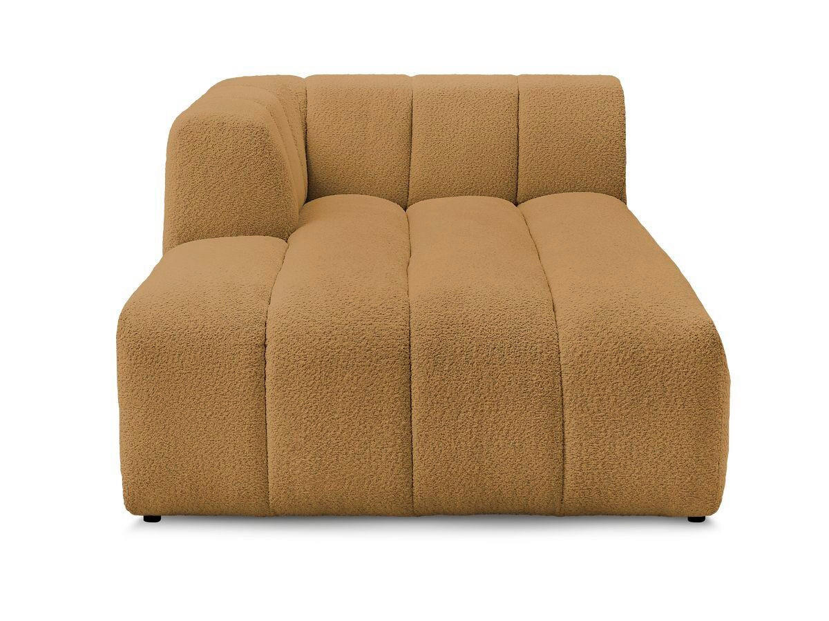 SOFAELEMENT ANNECY Bouclé Gelb  - Gelb/Schwarz, MODERN, Kunststoff/Textil (120/72/170cm)