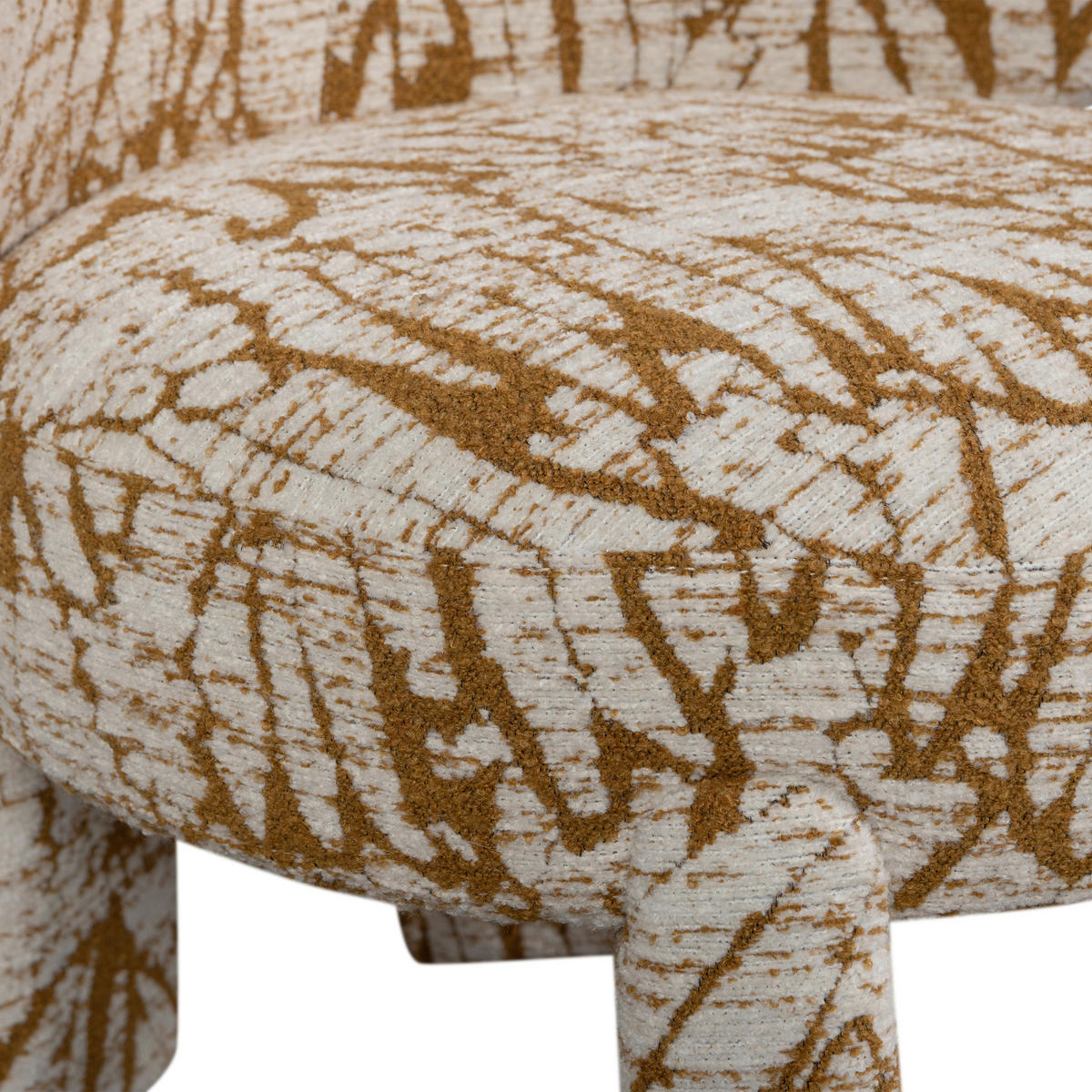 SESSEL in Webstoff Braun, Naturfarben  - Braun/Naturfarben, Design, Textil (75/76/69cm) - Livetastic