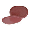 SERVIERPLATTEN-SET  - Dunkelrosa, Trend, Keramik - Creatable
