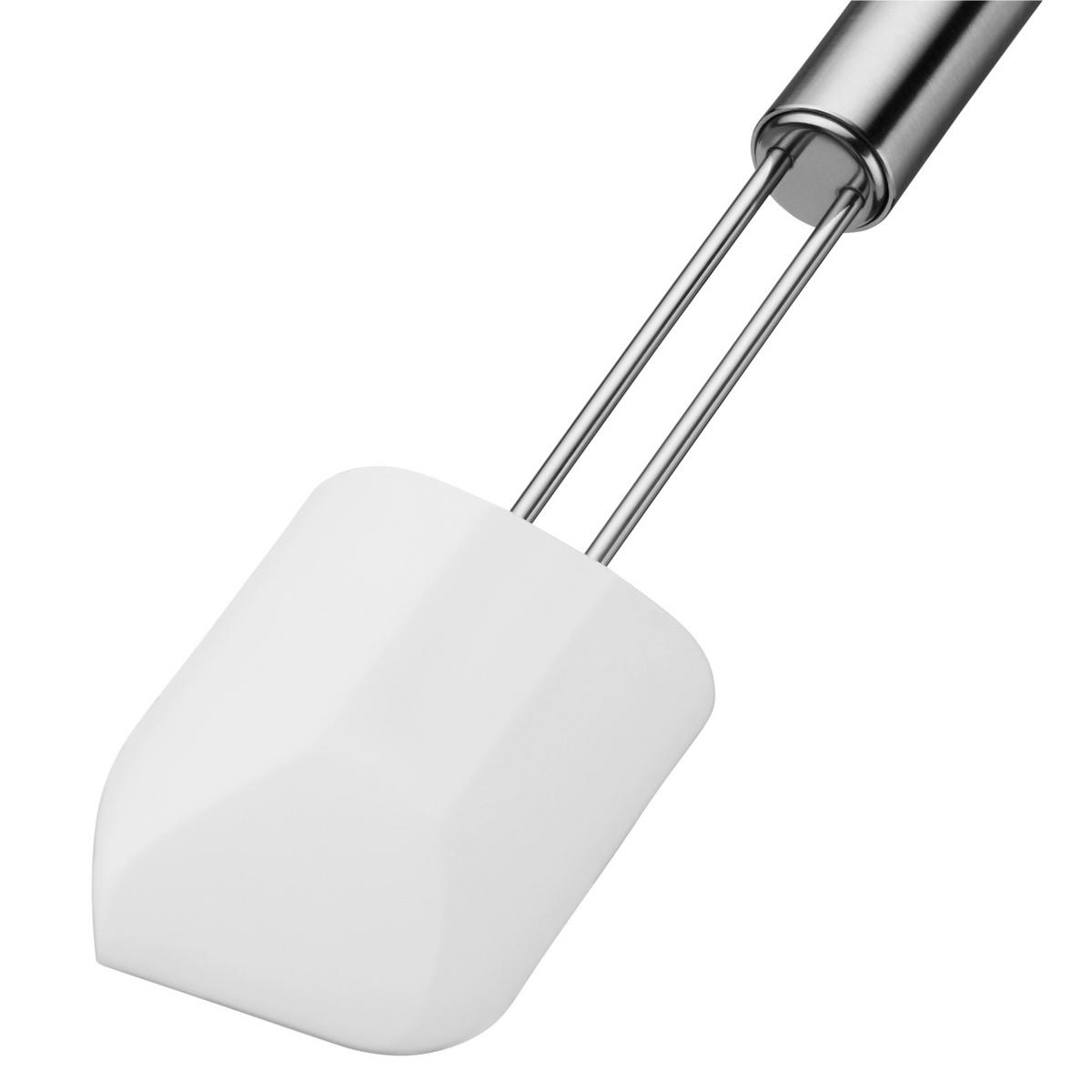 TEIGSCHABER - Edelstahlfarben/Weiß, Basics, Kunststoff/Metall (26cm) - WMF
