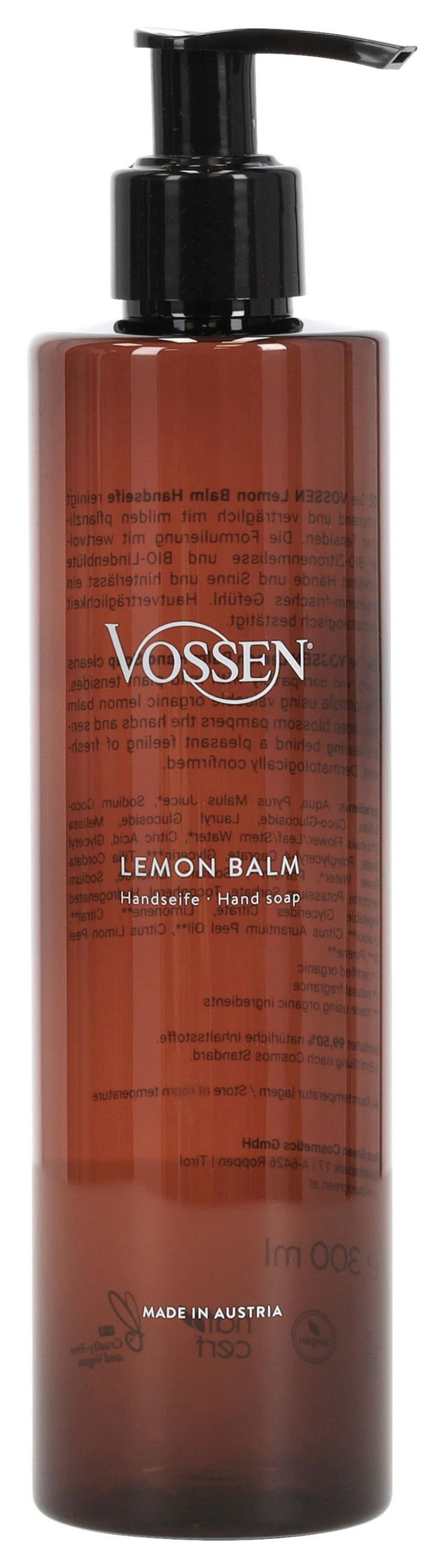 TEKUTÉ MYDLO hnedá - hnedá, Basics, prírodné materiály (300ml) - Vossen