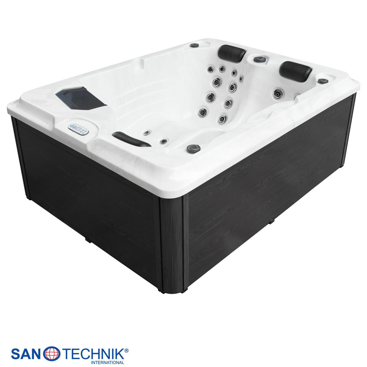 WHIRLPOOL XXL1956 160/210/80 cm  - Weiß, Basics, Kunststoff (160/210/80cm)