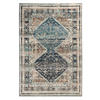 VINTAGE-TEPPICH 40/60 cm My Inca Beige, Dunkelblau  - Beige/Dunkelblau, Design, Textil (40/60cm) - Obsession