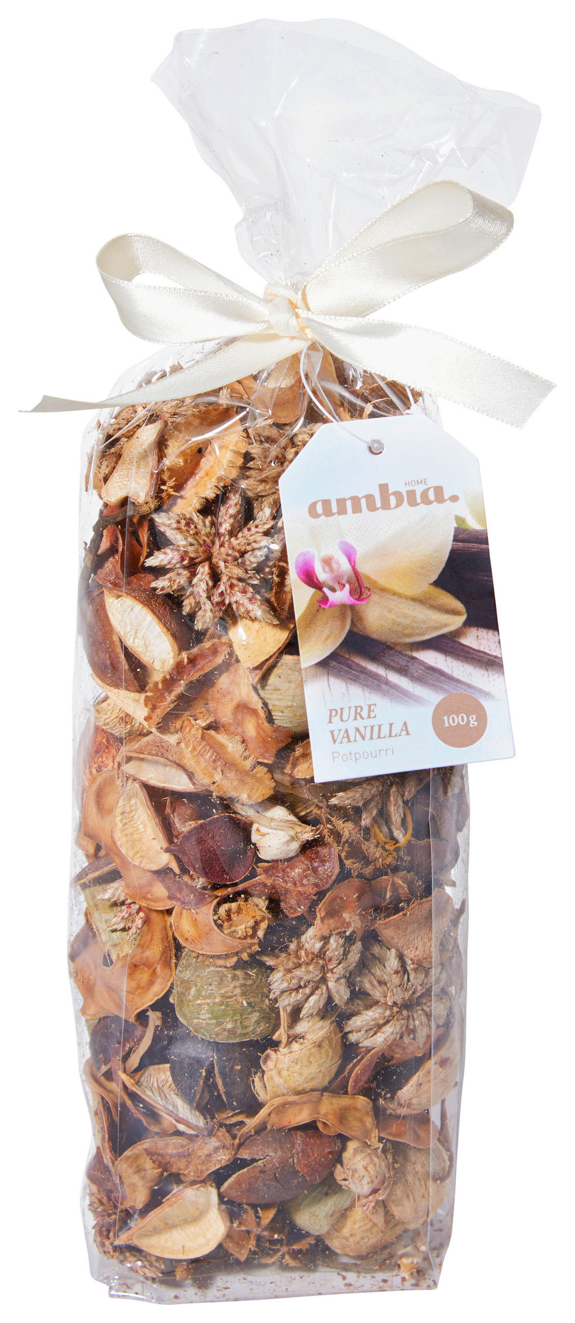 AROMATICKÁ SMĚS - POTPOURRI vanilka - přírodní barvy/hnědá, Basics, přírodní materiály (7,5/27/5cm) - Ambia Home