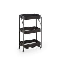 EINKAUFSTROLLEY  - Schwarz, Design, Metall (44/78/31cm) - MID.YOU