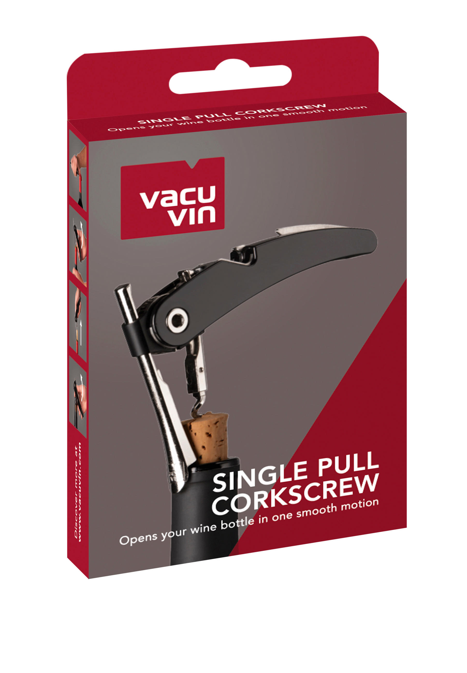 VADIČEP - Osnovno, metal/plastika (9.5/15.6/2.7cm) - Vacu Vin