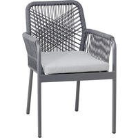 VRTNI SEDEŽ  aluminij siva  - siva, Design, kovina/tekstil (55/85/62cm) - Ambia Garden