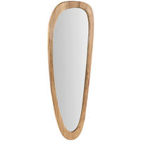 STENSKO OGLEDALO, 60/165/2,5 cm les, steklo  - barve akacije, Design, steklo/les (60/165/2,5cm) - Landscape