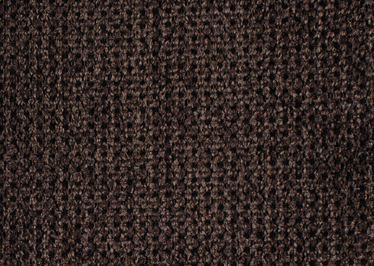 ECKSOFA in Chenille Dunkelbraun  - Chromfarben/Dunkelbraun, Design, Textil/Metall (310/260cm) - Beldomo Speed