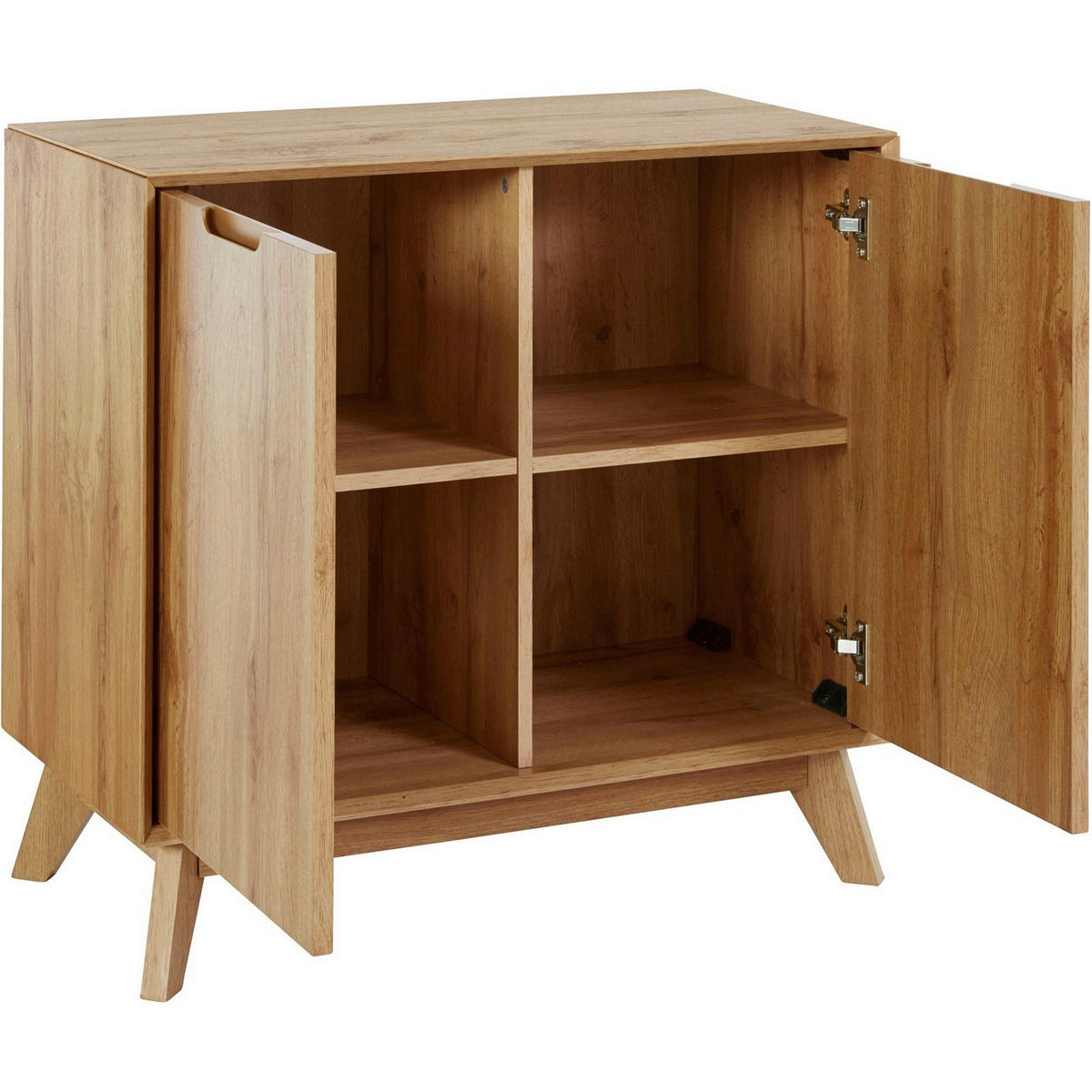 SCHUHSCHRANK Eiche Wotan  - Eiche Wotan, Design, Holzwerkstoff (80/75/40cm) - Livetastic