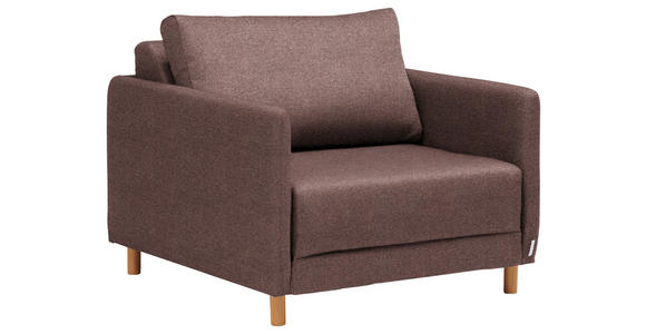 SCHLAFSESSEL in Webstoff Braun - Naturfarben/Braun, KONVENTIONELL, Kunststoff/Textil (89/79/94cm) - Cantus