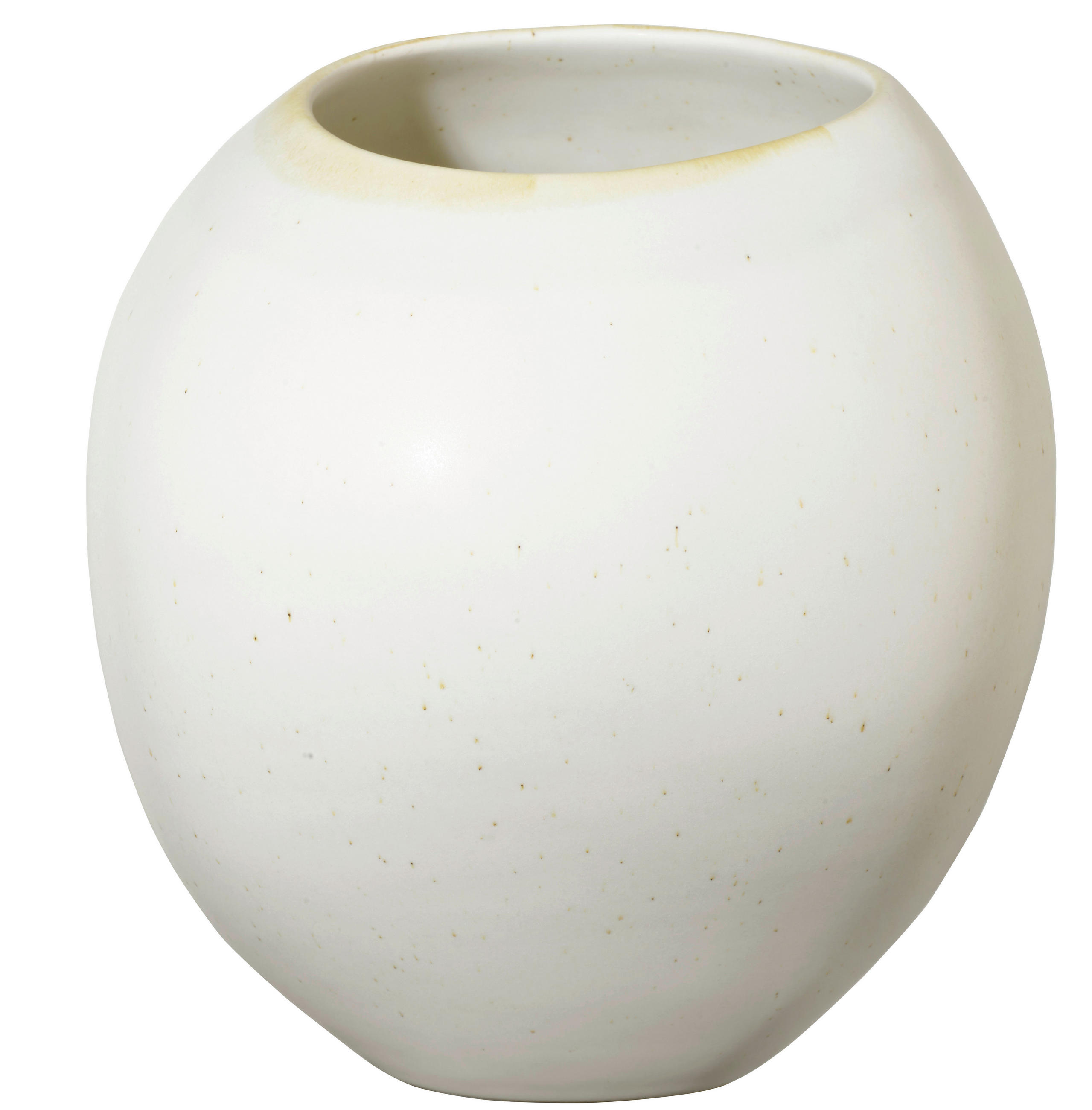 VAZA  25,5/24,6 cm    keramika   - bijela/zelena, Basics, keramika (25,5/24,6cm) - ASA