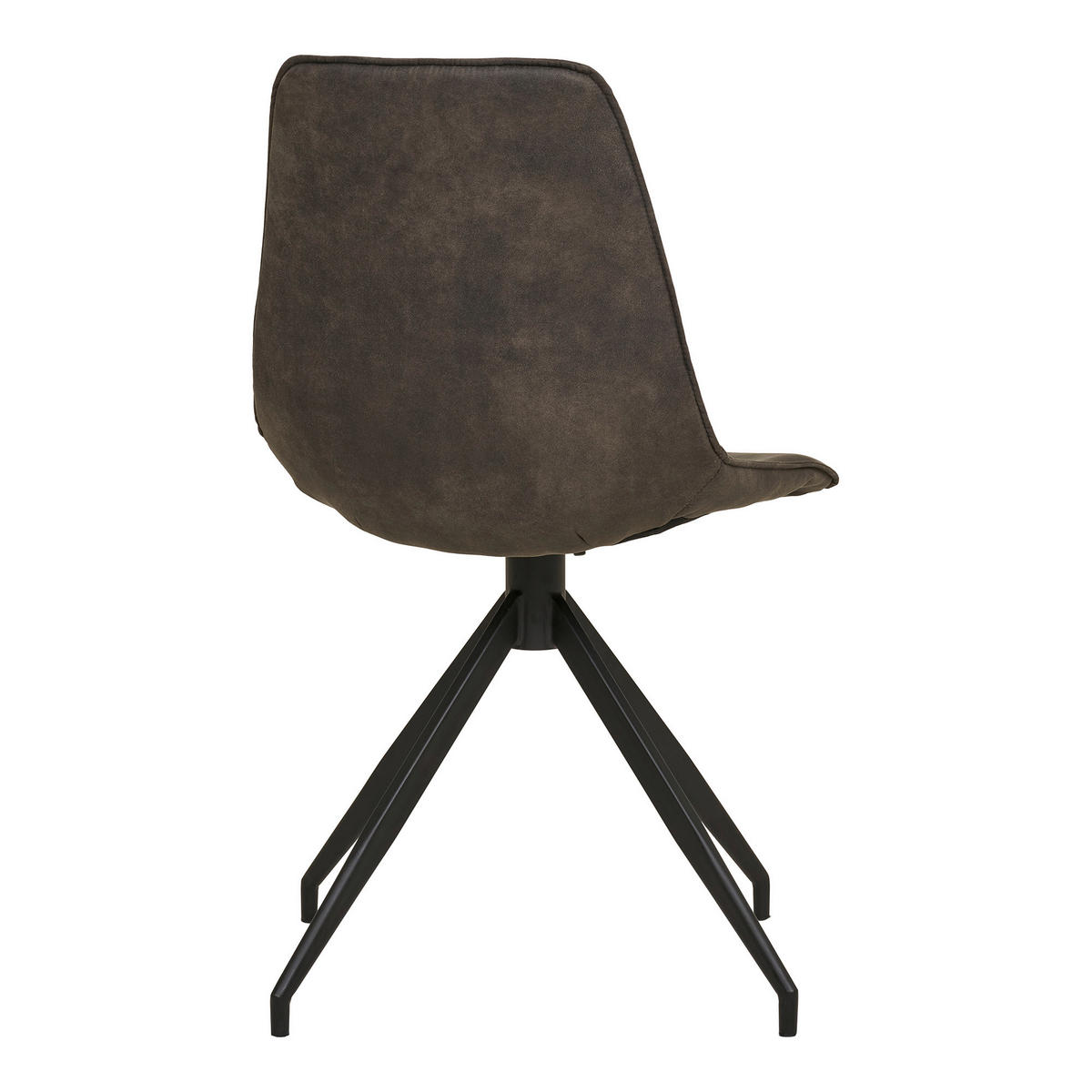 STOLSET 2 styck  - mörkgrå/svart, Modern, metall/textil (48/86/56cm) - MID.YOU